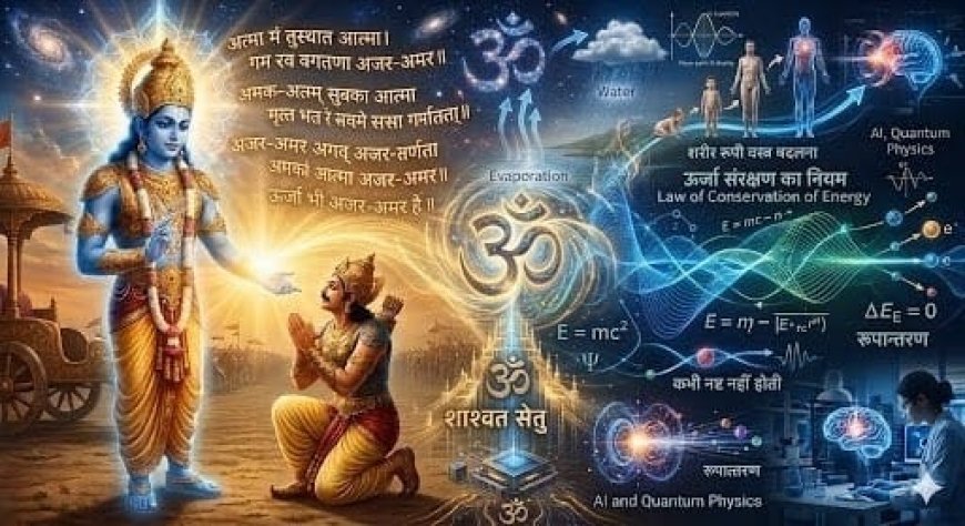 आत्मा और ऊर्जा: विज्ञान और अध्यात्म के बीच जीवन मृत्यु का शाश्वत सेतु