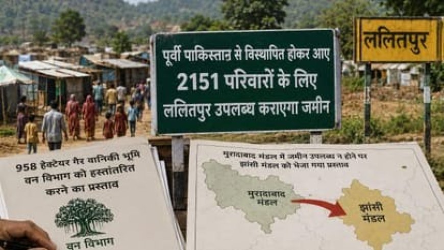पूर्वी पाकिस्तान से विस्थापित होकर रामपुर आए 2151 परिवार को ललितपुर उपलब्ध कराएगा जमीन, भूमि की तलाश शुरू
