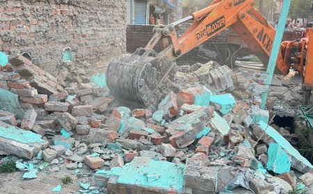 हरिद्वार जिले में फिर चला धामी सरकार का बुलडोजर एक और अवैध मजार हुई ध्वस्त