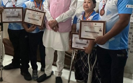 उत्तराखंड के पैरा खिलाड़ियों ने मलेशिया में लहराया तिरंगा: मुख्यमंत्री पुष्कर सिंह धामी ने खटीमा में किया सम्मानित