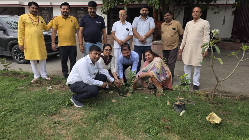 विश्व पर्यावरण दिवस पर भारत विकास परिषद ने किया वृक्षारोपण