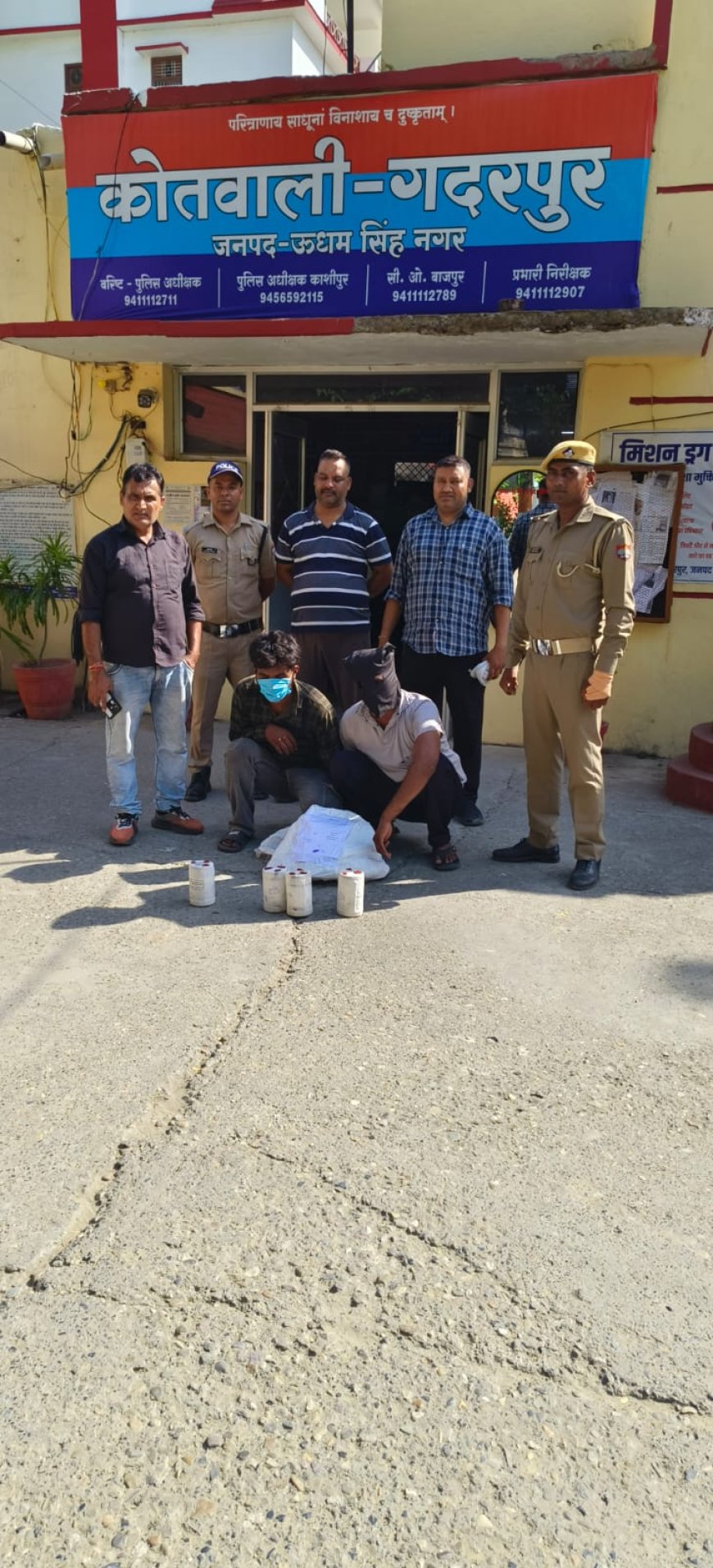 गौवंश संरक्षण स्क्वाड कुमाऊँ परिक्षेत्र एवं गदरपुर पुलिस की संयुक्त कार्यवाही