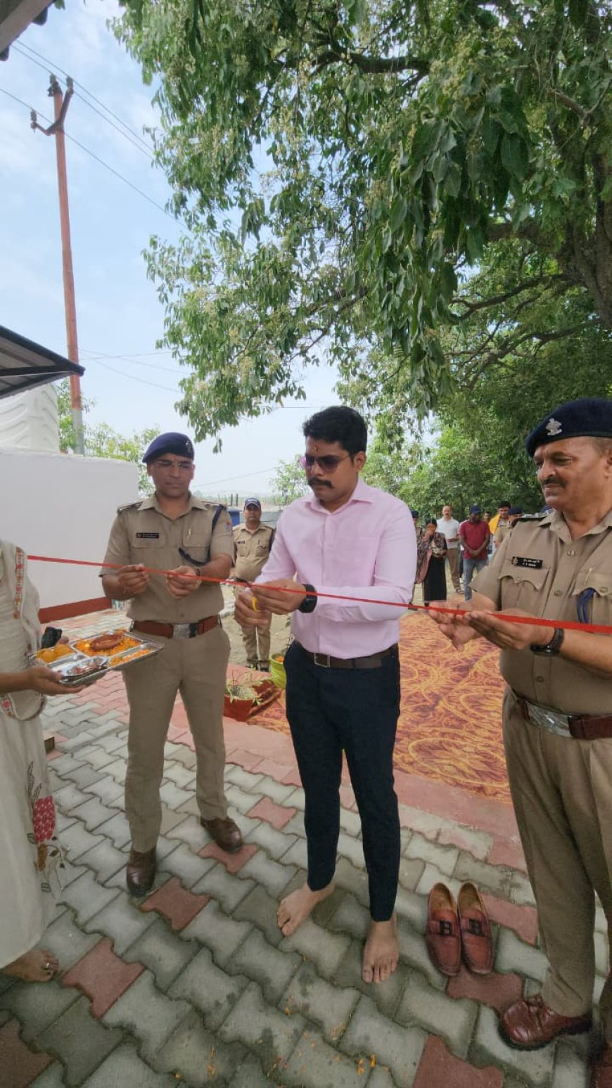 एसएसपी अजय गणपति ने किया नई पुलिस चौकी का उद्घाटन