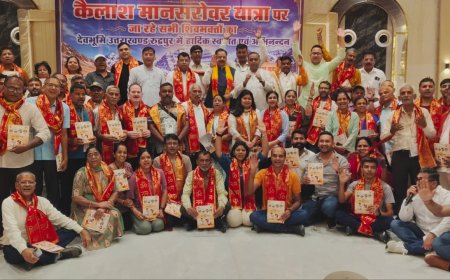 कैलाश मानसरोवर यात्रियों के उत्तराखंड आगमन पर सांसद अजय भट्ट ने रुद्रपुर में किया भव्य स्वागत