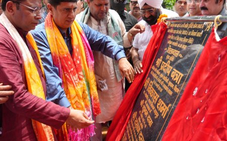 रुद्रपुर में 552 लाख की विकास योजनाओं का शिलान्यास