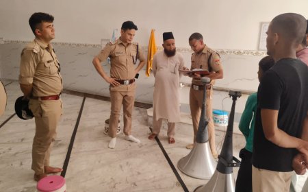 उधम सिंह नगर जिले की मस्जिदों से उतारे गए लाउड स्पीकर