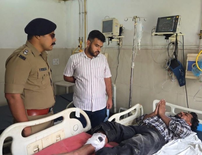 पुलिस मुठभेड़ में कुख्यात शार्प शूटर जितेन्द्र चौधरी घायल, दो अन्य बदमाश गिरफ्तार
