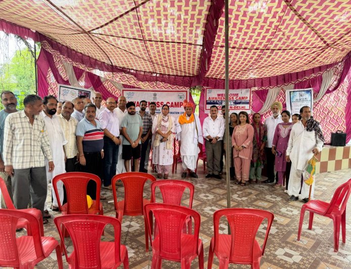 जेएंडके अनुसूचित जाति/अनुसूचित जनजाति/अन्य पिछड़ा वर्ग विकास निगम ने नारदिवाला पंचायत, तहसील अखनूर में जागरूकता शिविर आयोजित किया