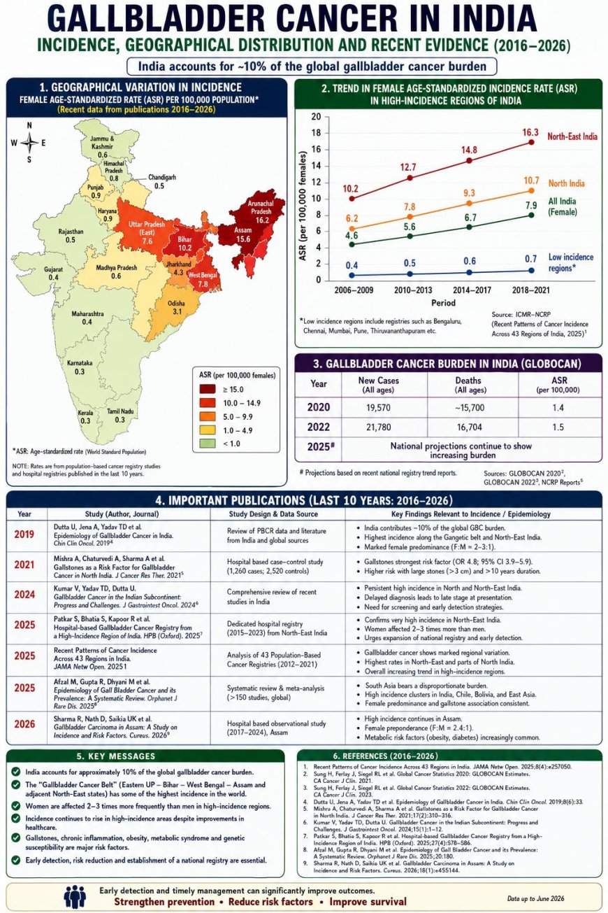 उत्तराखंड सहित उत्तर भारत में गॉलब्लैडर (पित्ताशय) कैंसर का बढ़ता खतरा, जागरूकता और समय पर जांच की आवश्यकता