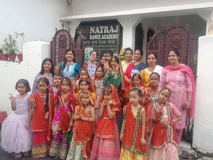 हरेला पर्व पर नटराज डांस एकेडमी में पौधरोपण, पर्यावरण संरक्षण का दिया संदेश