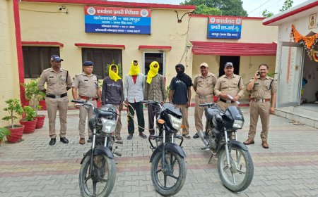 गदरपुर फायरिंग कांड के 4 वांछित आरोपी गिरफ्तार,  बाजपुर में बाइक चोर गिरोह का पर्दाफाश