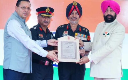प्रदेशसेवा में उत्कृष्ट योगदान: मुख्यालय उत्तराखंड सब एरिया गवर्नर प्रशंसा पत्र से सम्मानित
