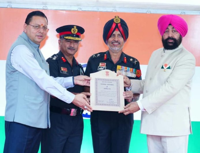 प्रदेशसेवा में उत्कृष्ट योगदान: मुख्यालय उत्तराखंड सब एरिया गवर्नर प्रशंसा पत्र से सम्मानित