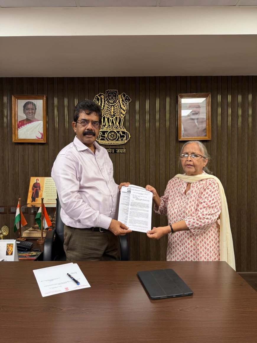 SJFI memo submitted to Rajya Sabha member from Goa