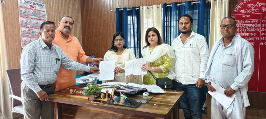 गदरपुर में मतदाता सूची से नाम काटने की साजिश का आरोप, महिला कांग्रेस ने तहसीलदार को सौंपा ज्ञापन