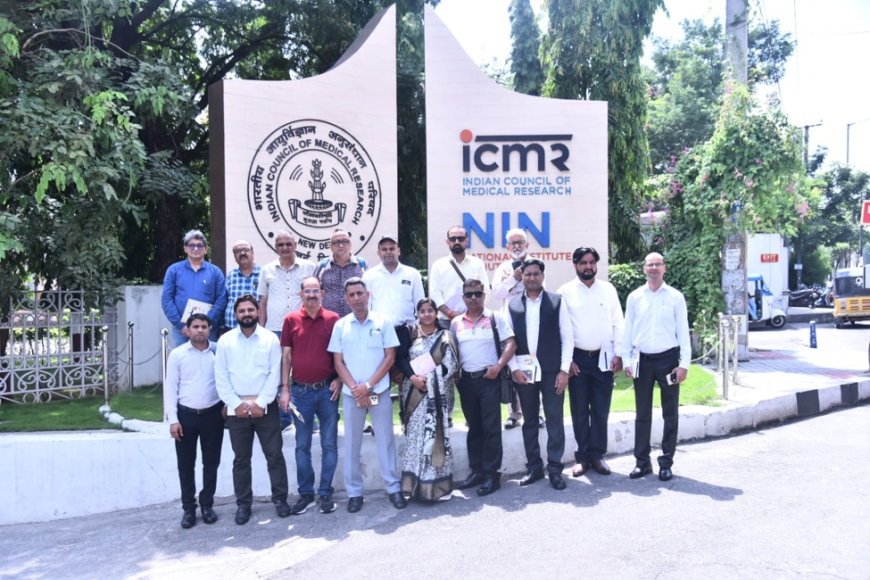 उत्तराखंड के 15 सदस्यीय मीडिया प्रतिनिधिमंडल ने हैदराबाद में आईसीएमआर-राष्ट्रीय पोषण संस्थान का किया दौरा